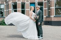 Trouwfotograaf in Friesland - Coopersburg Akkrum - fotoshoot bruiloft - fotograaf Friesland - lindafoto.nl